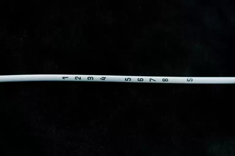 1 2 3 4 5  6 7 8 S white colored wire 